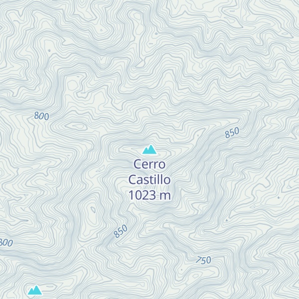 Map of Cerro Castillo
