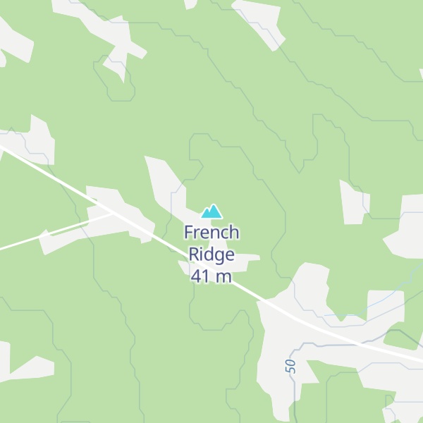 Map of French Ridge