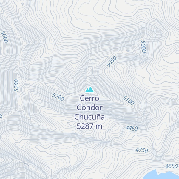 Map of Cerro Condor Chucuña