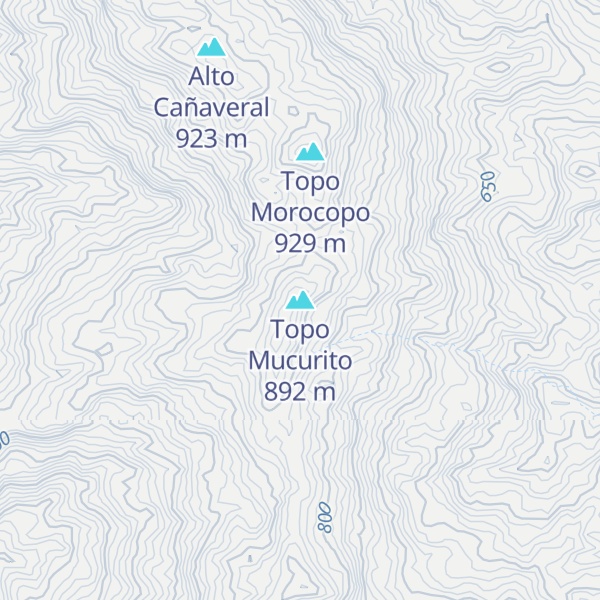 Map of Topo Mucurito