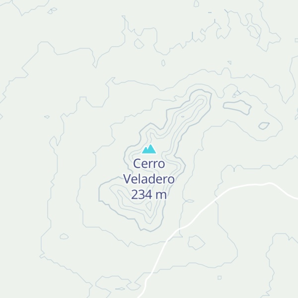 Map of Cerro Veladero