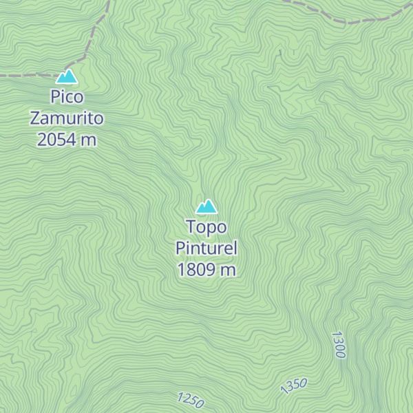 Map of Topo Pinturel