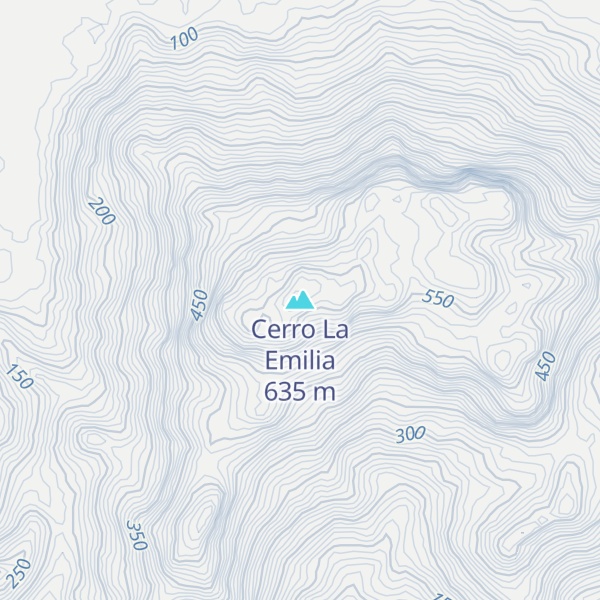 Map of Cerro La Emilia