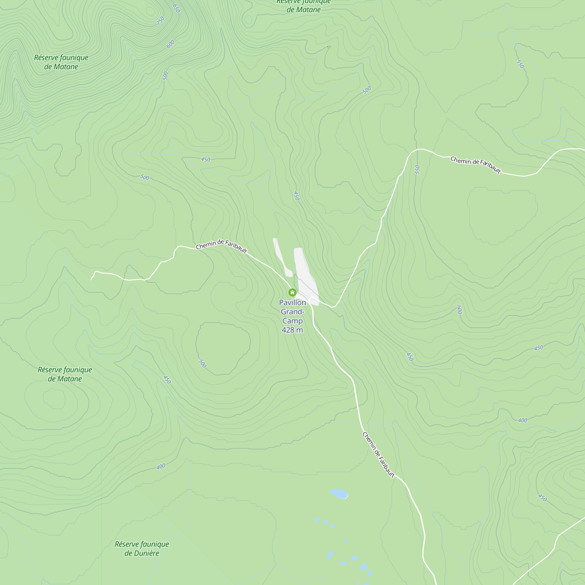 Pavillon Grand-Camp map
