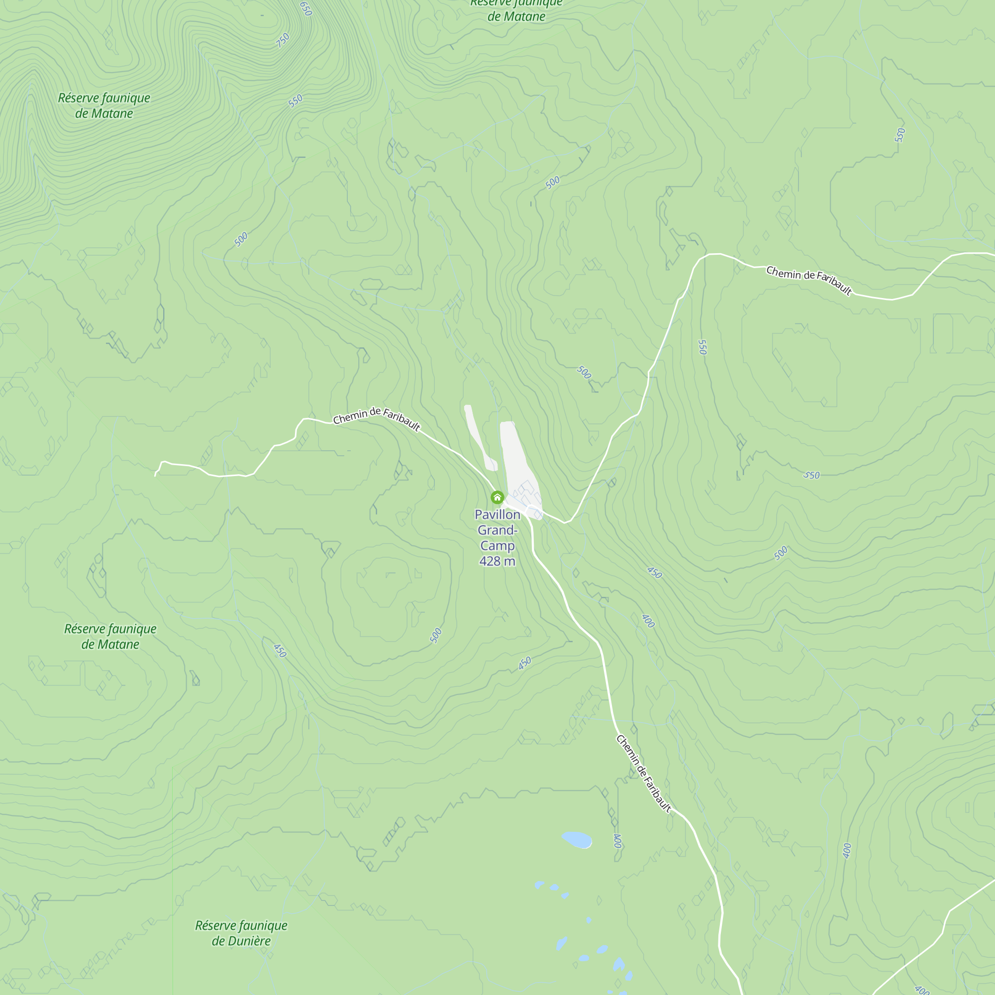 Pavillon Grand-Camp map