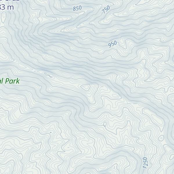 Map of Topo Las Marías