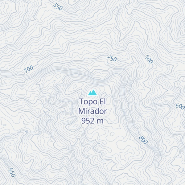 Map of Topo El Mirador