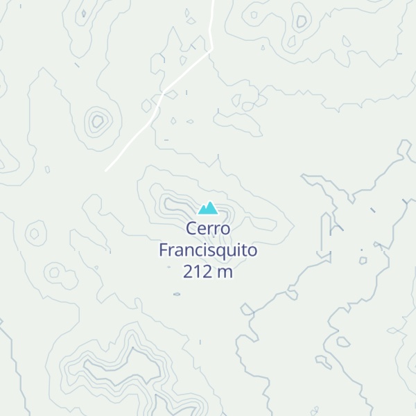 Map of Cerro Francisquito