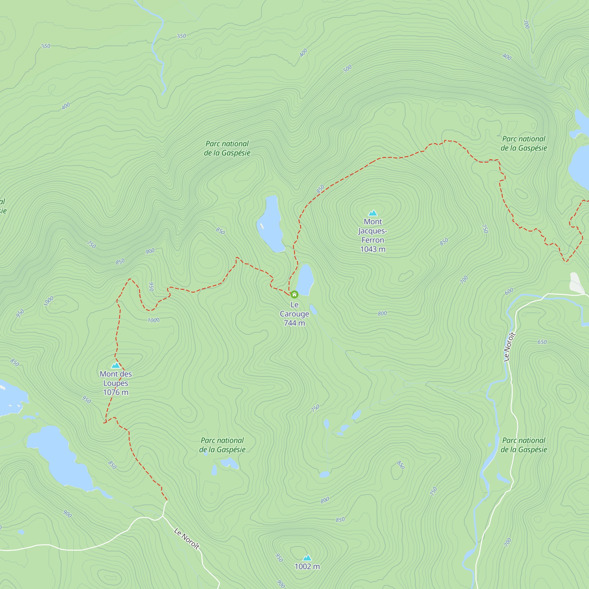 Le Carouge map