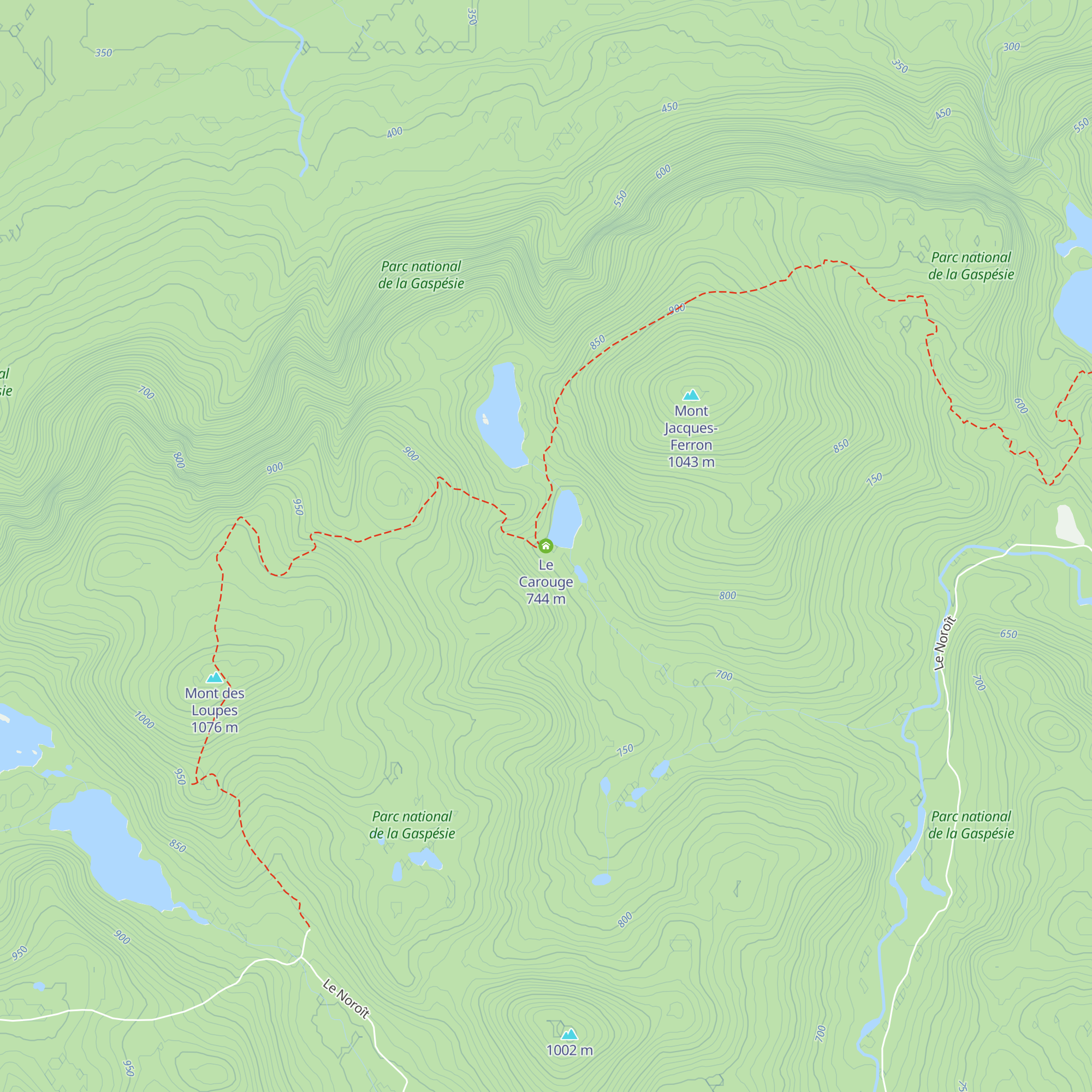 Le Carouge map