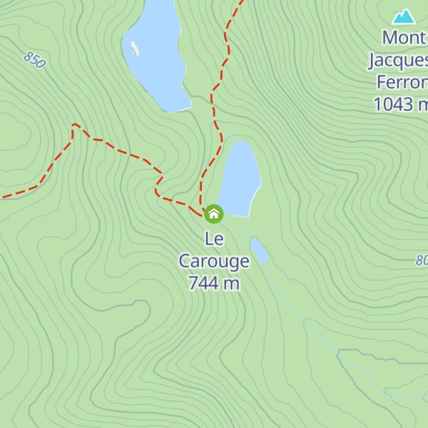 Map of Le Carouge
