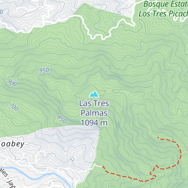 Map of Las Tres Palmas