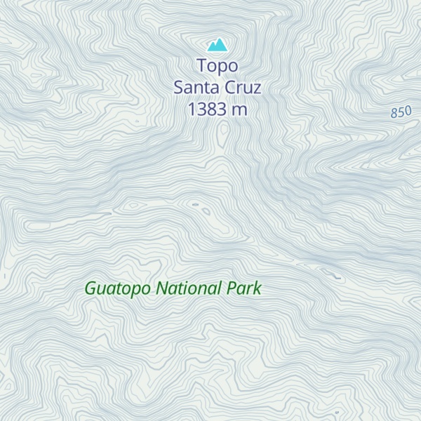 Map of Cerro Azul