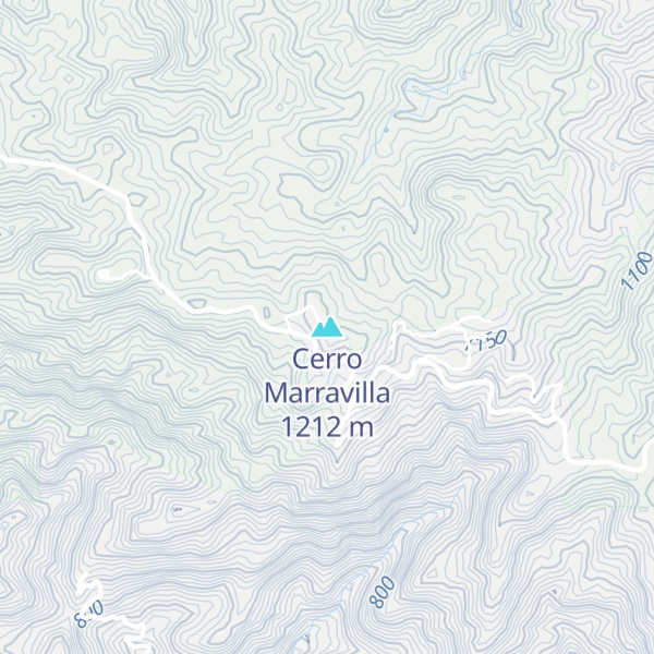 Map of Cerro Marravilla