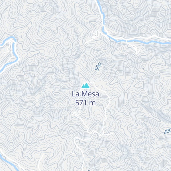 Map of La Mesa