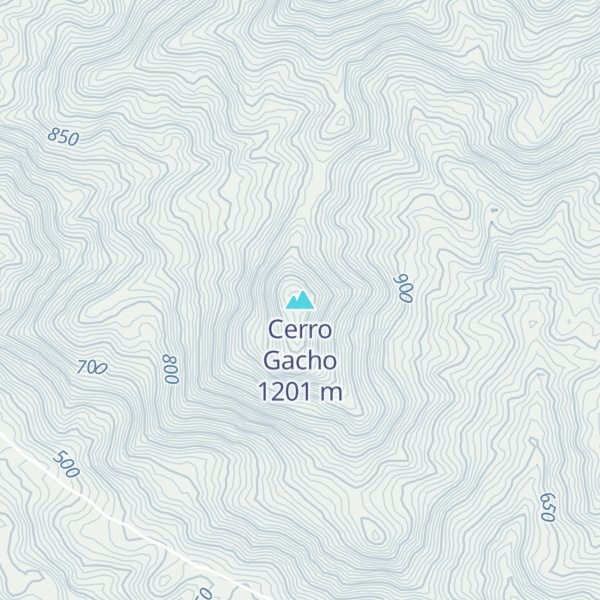 Map of Cerro Gacho
