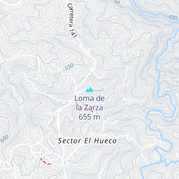 Map of Loma de la Zarza