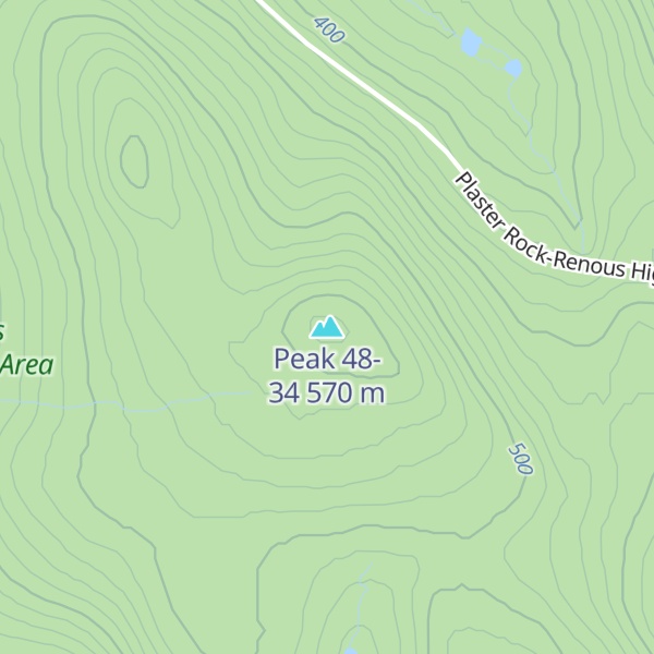 Map of Peak 48-34