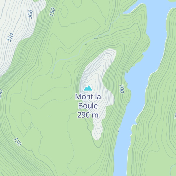 Map of Mont la Boule