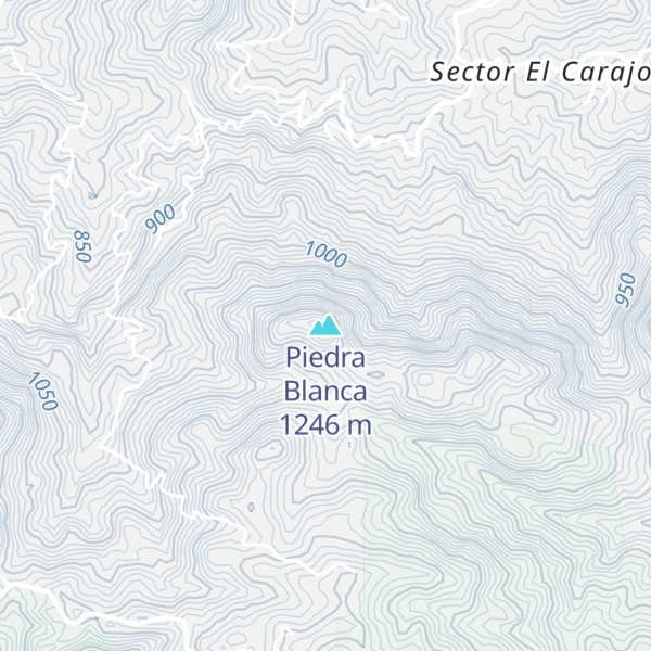 Map of Piedra Blanca