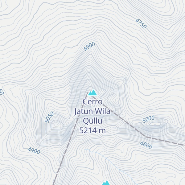 Map of Cerro Jatun Wila Qullu