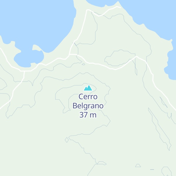 Map of Cerro Belgrano