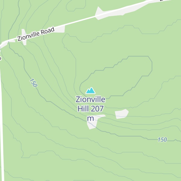 Map of Zionville Hill