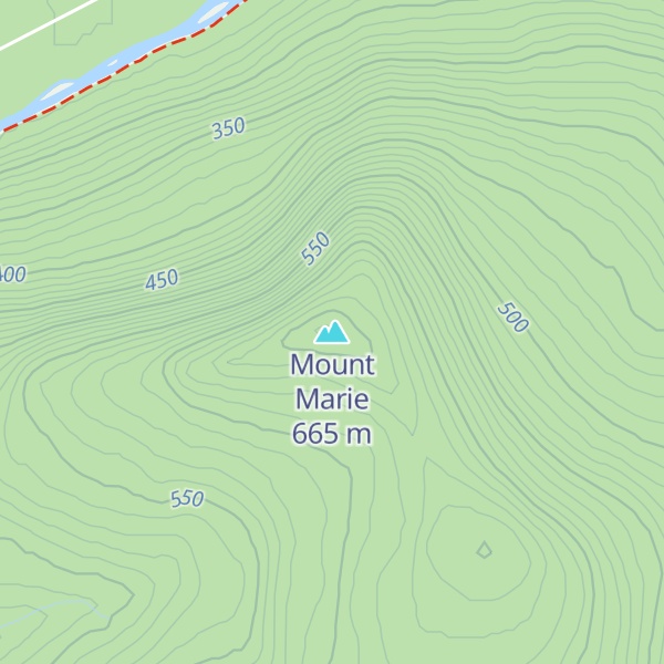 Map of Mount Marie