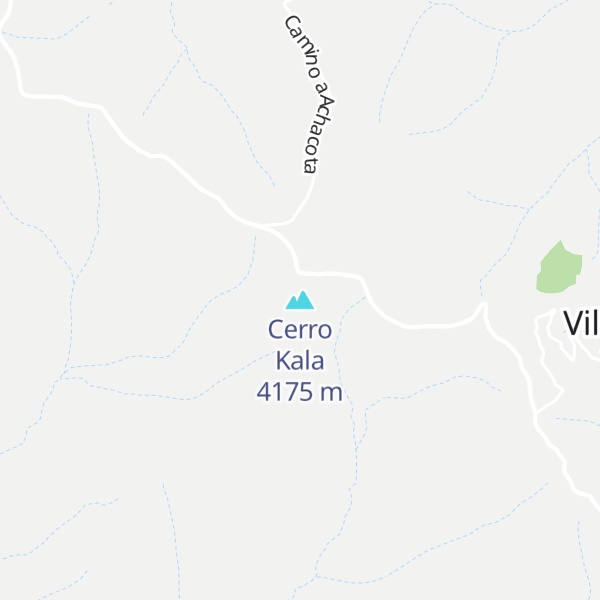 Map of Cerro Kala