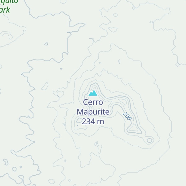 Map of Cerro Mapurite
