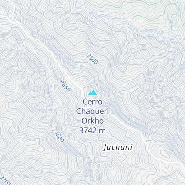 Map of Cerro Chaqueri Orkho