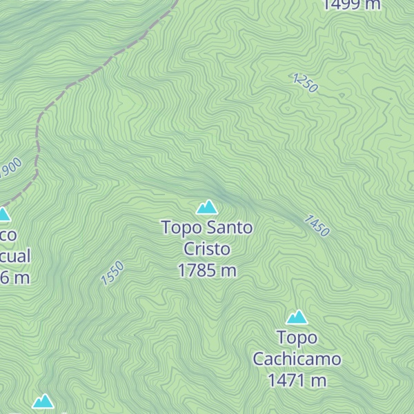 Map of Topo Santo Cristo