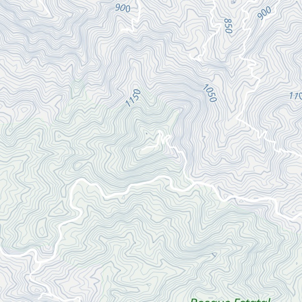 Map of Cerro de Punta