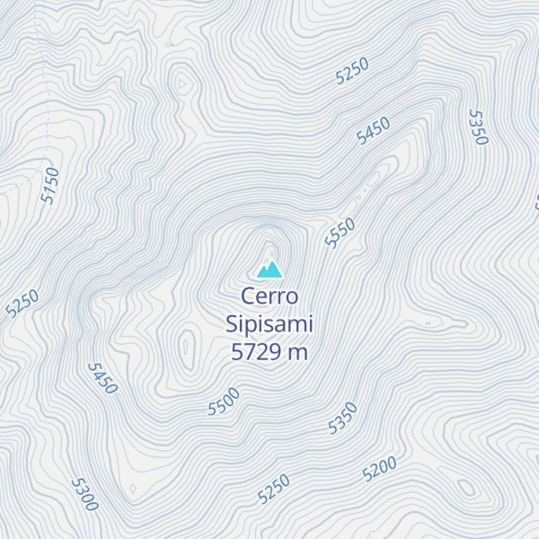 Map of Cerro Sipisami