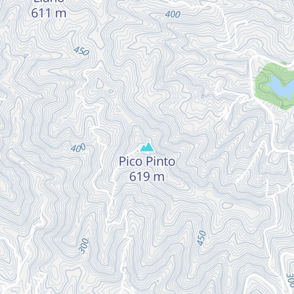 Map of Pico Pinto