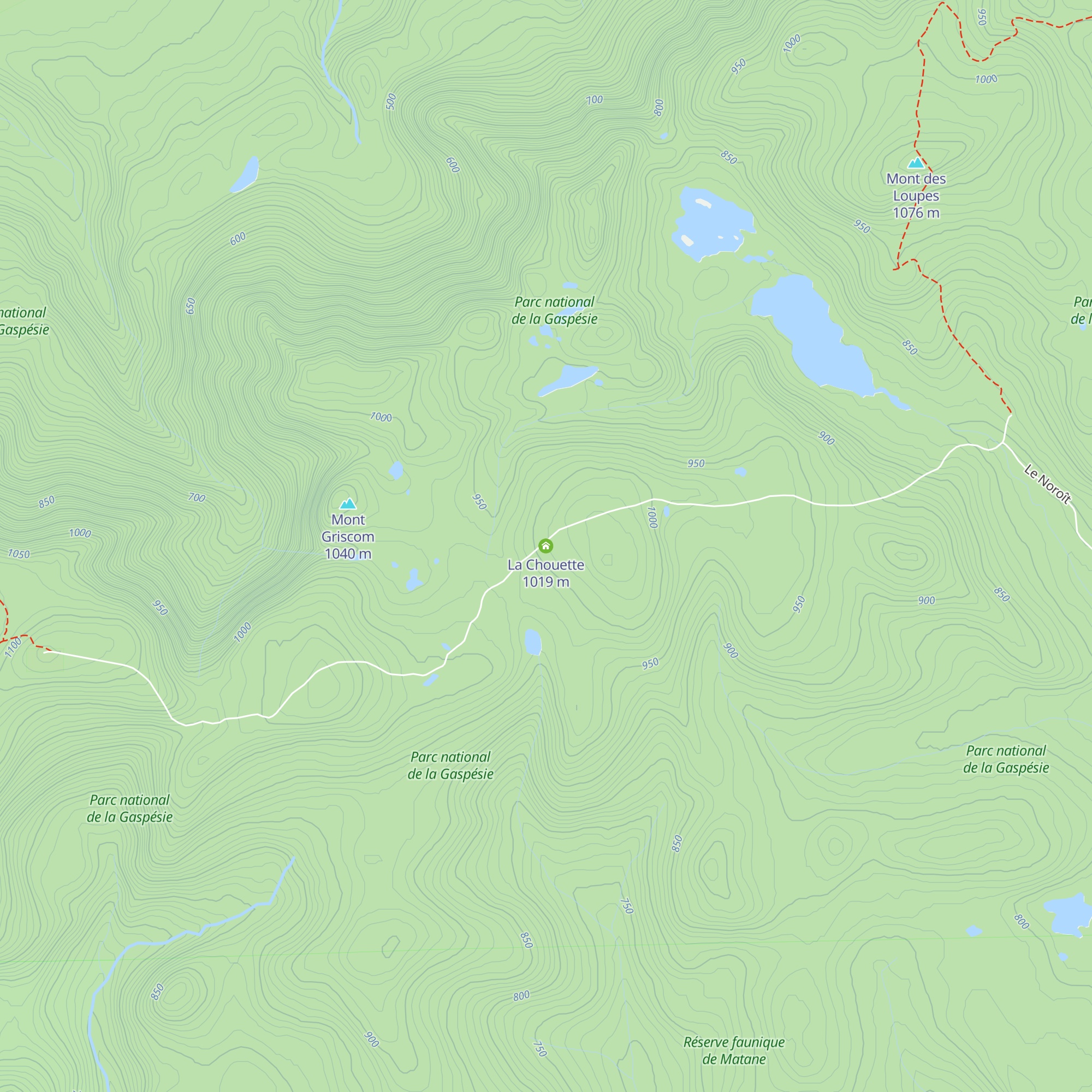 La Chouette map