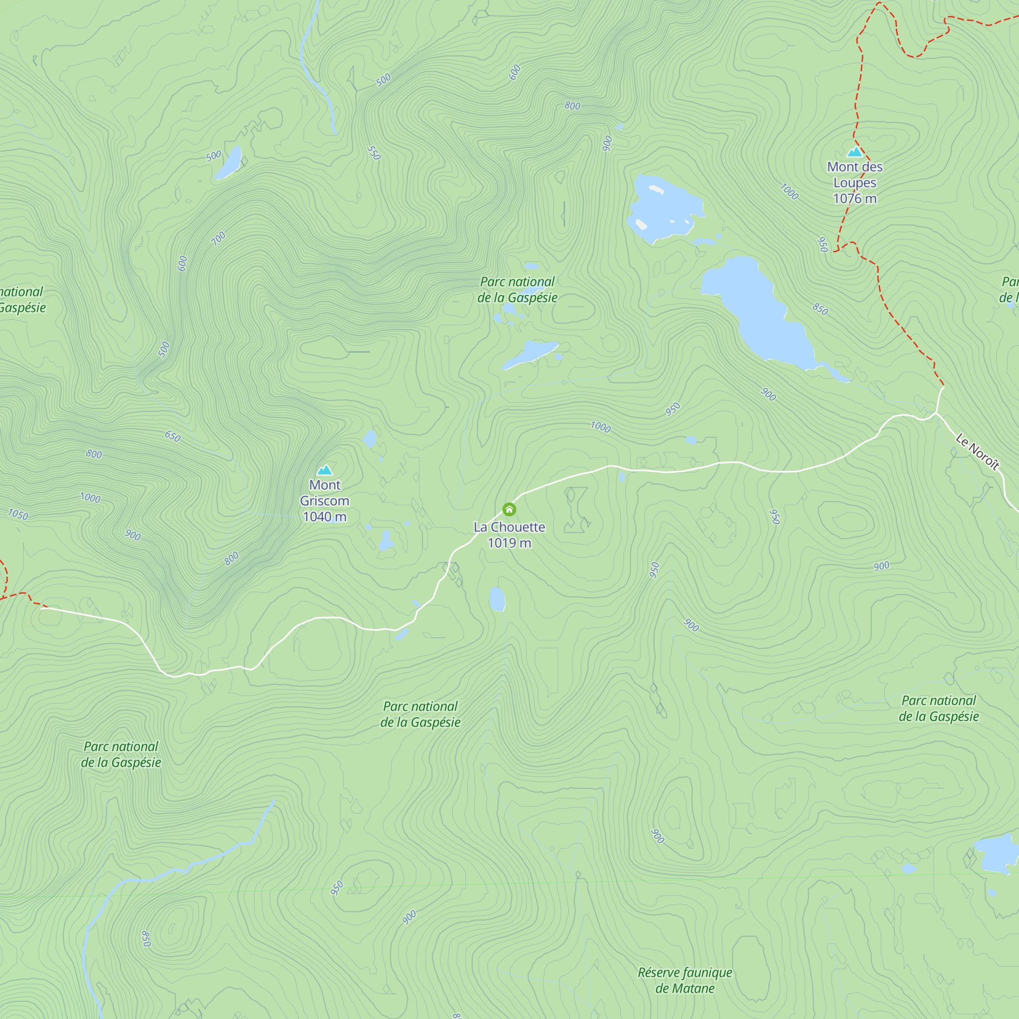 La Chouette map