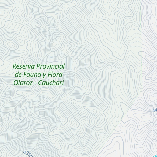 Map of Cerro Bayo Olan