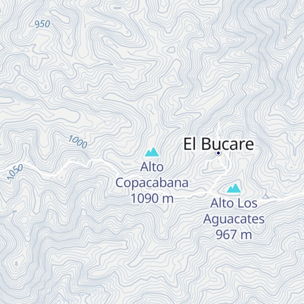 Map of Alto Copacabana