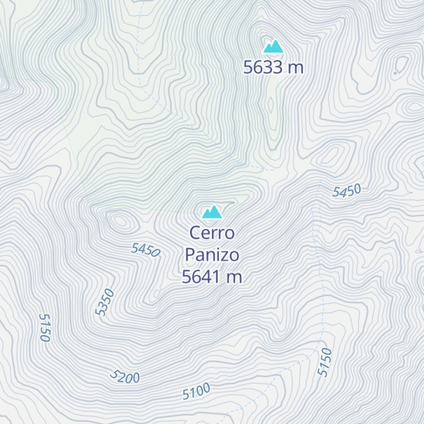 Map of Cerro Panizo