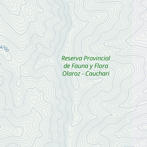 Map of Cerro Carancho