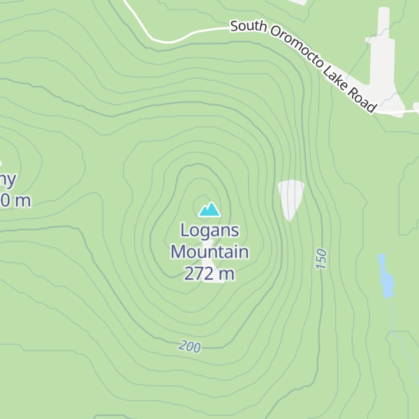 Map of Logans Mountain