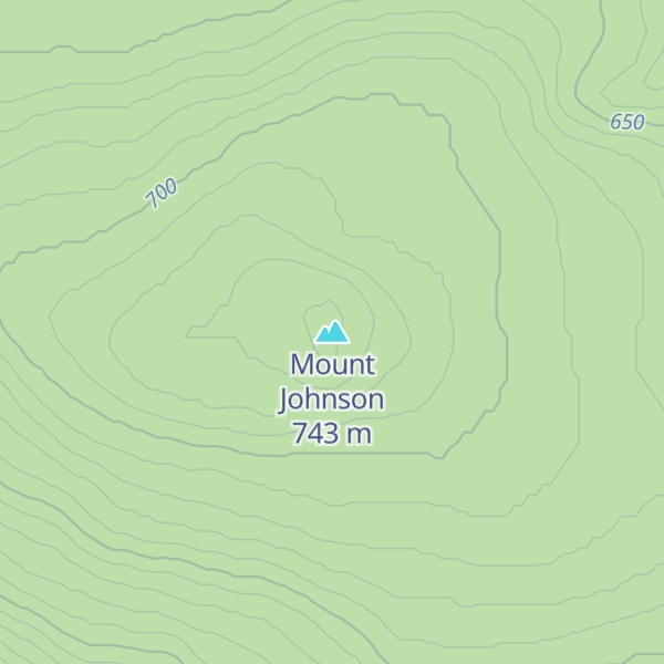 Map of Mount Johnson