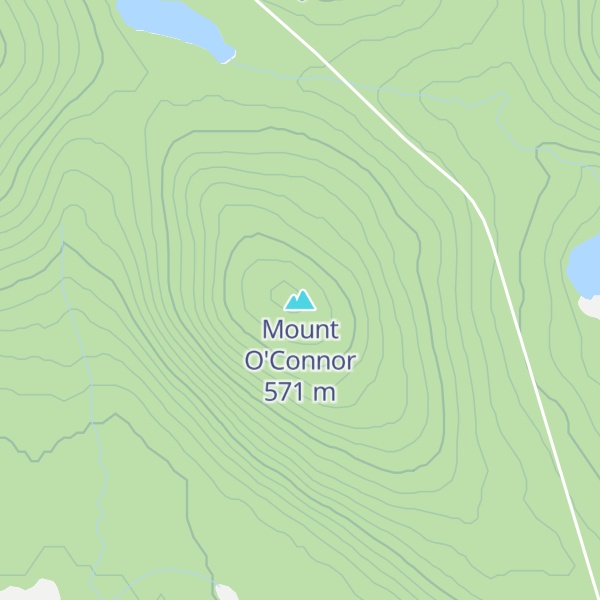 Map of Mount O'Connor