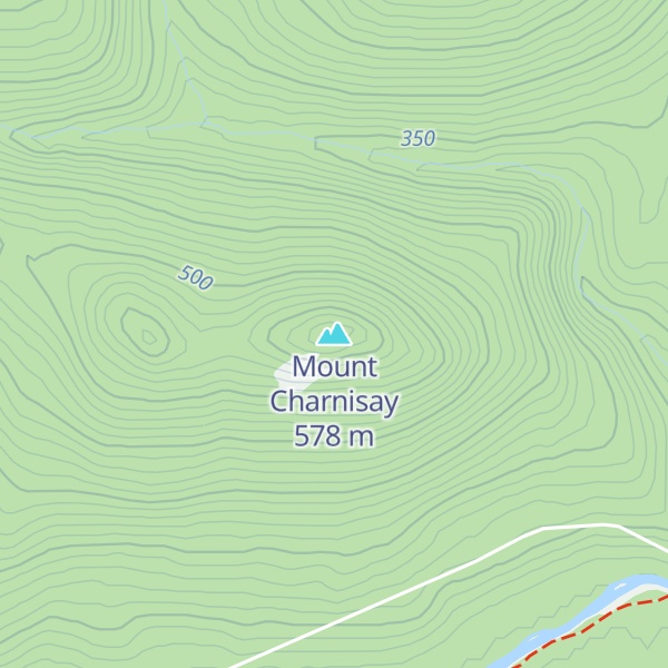 Map of Mount Charnisay