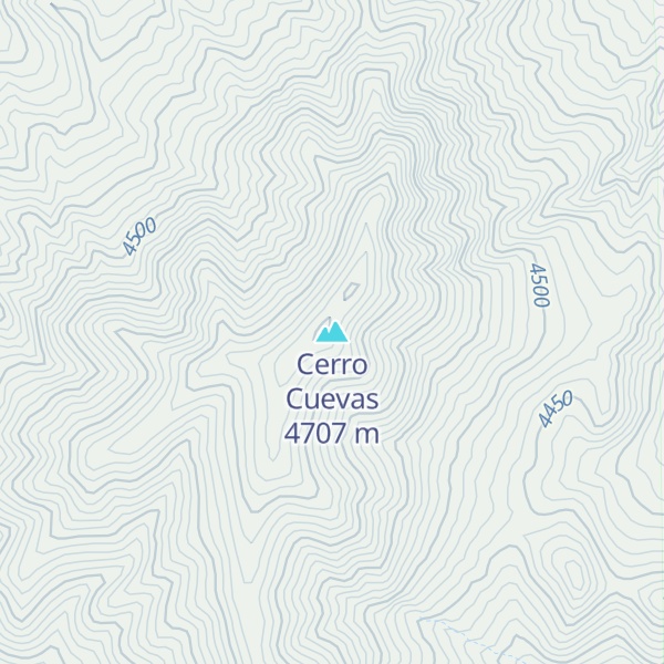 Map of Cerro Cuevas