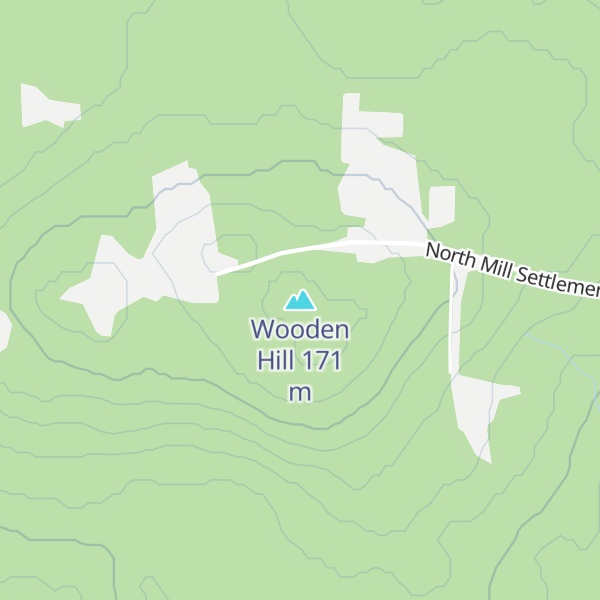 Map of Wooden Hill