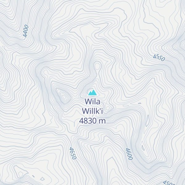 Map of Wila Willk'i