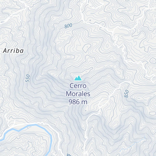 Map of Cerro Morales