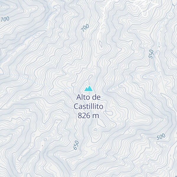 Map of Alto de Castillito